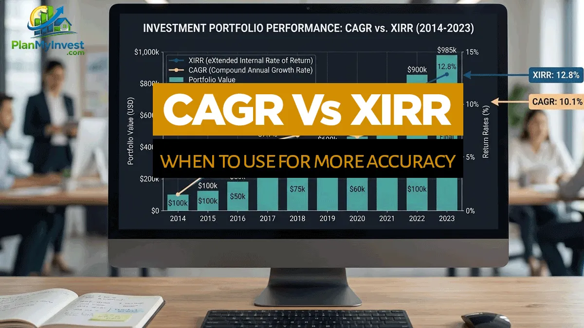 CAGR vs XIRR: Key Differences, Formulas & When to Use